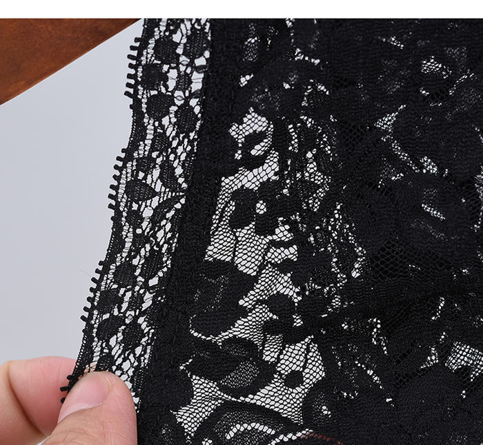 Lace high-neck false collar, versatile for children, stand-up collar base, decorative collar, sleeveless base, lace blouse, short style, sexy and transparent pic 14