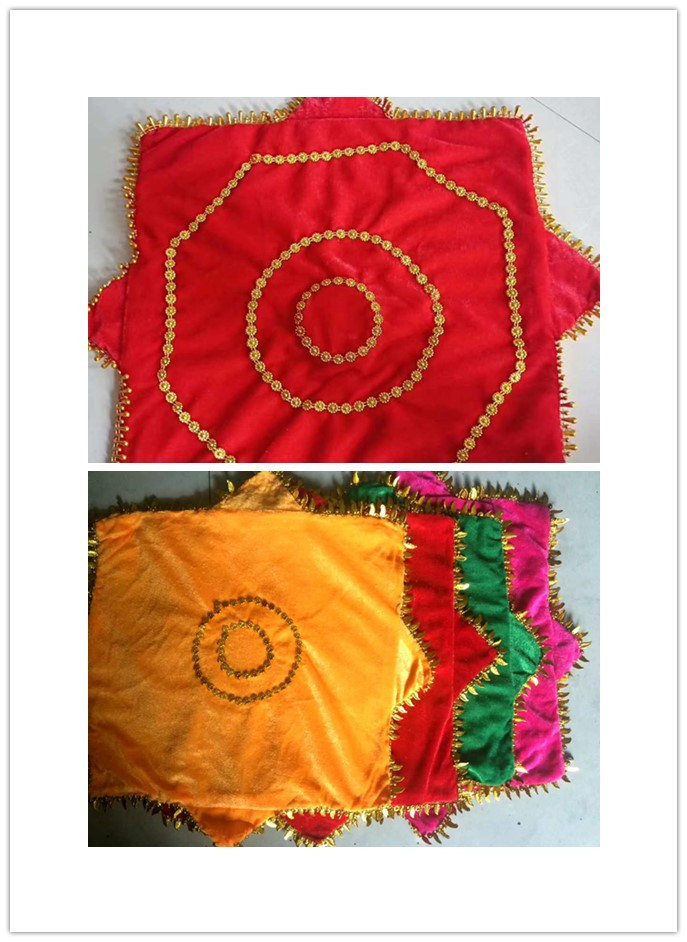 Wholesale of 6*10 water drop gilded silver wire beaded dance hand silk flower costumes, Christmas handicrafts and accessories pic 132