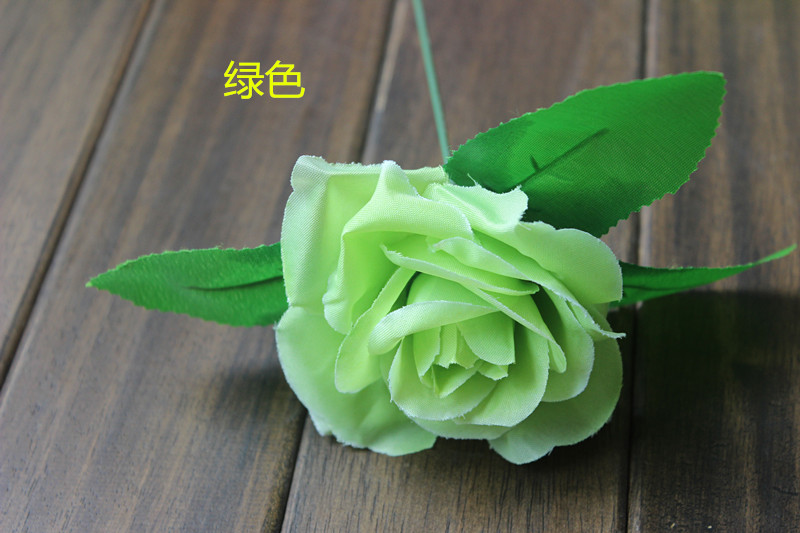 仿真花玫瑰花朵假花装饰仿真玫瑰花朵花球花墙插花花头材料绢花头详情93