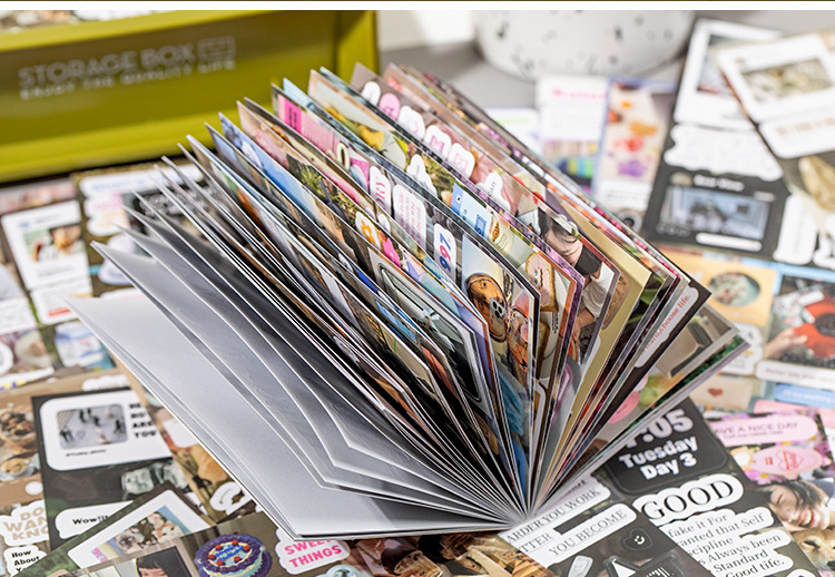 语闲切模贴纸书 漫游未完结系列 盐系古早风素材手帐谷子咕卡拼贴详情15