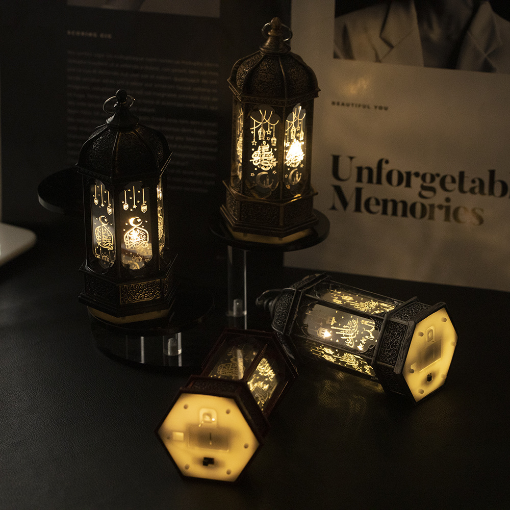 Ranadan Ramadan Lantern LED Eid al-Fitr Wind Lantern Craft Arab style pic 5