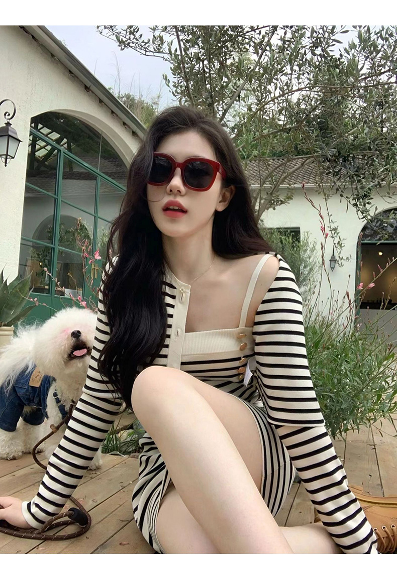 小个子辣妹初秋季穿搭清纯甜美套装早秋装新款女装温柔风时尚chic详情8