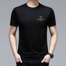 New Korean loose short-sleeved T-shirts for young men. Two pieces of cotton half-sleeved faux faux T-shirts for students, cool and oversized pic 13