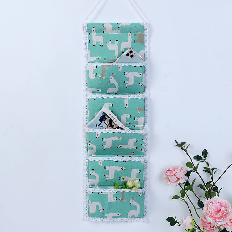 收纳袋棉麻宿舍挂袋墙挂式多层门后厨房卫生间床上壁挂悬挂式杂物详情26