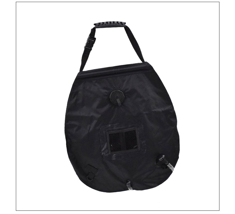 Outdoor solar heat collection shower bag, Amazon bestseller portable shower bag 20L camping shower water bag pic 11
