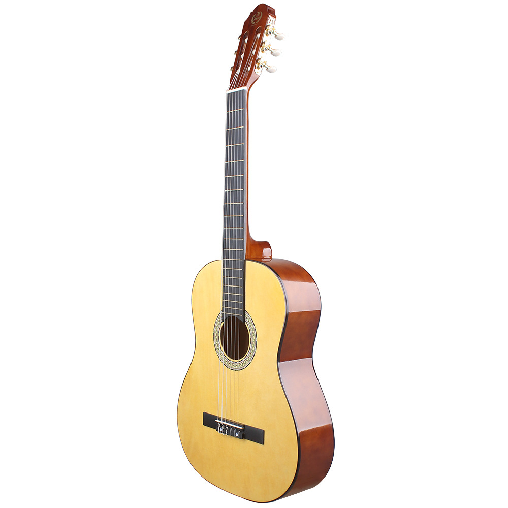 38寸古典吉他成人初学木吉他圆角吉他椴木包边外贸批发guitar乐器详情15