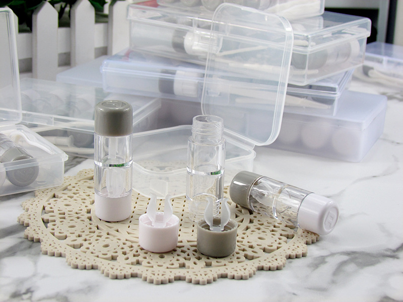 1 to 9 pairs of contact lens cases, hard RGP color contact lens cases, cylindrical lens cases and ok lens cases are in stable supply and exclusively for foreign trade pic 12
