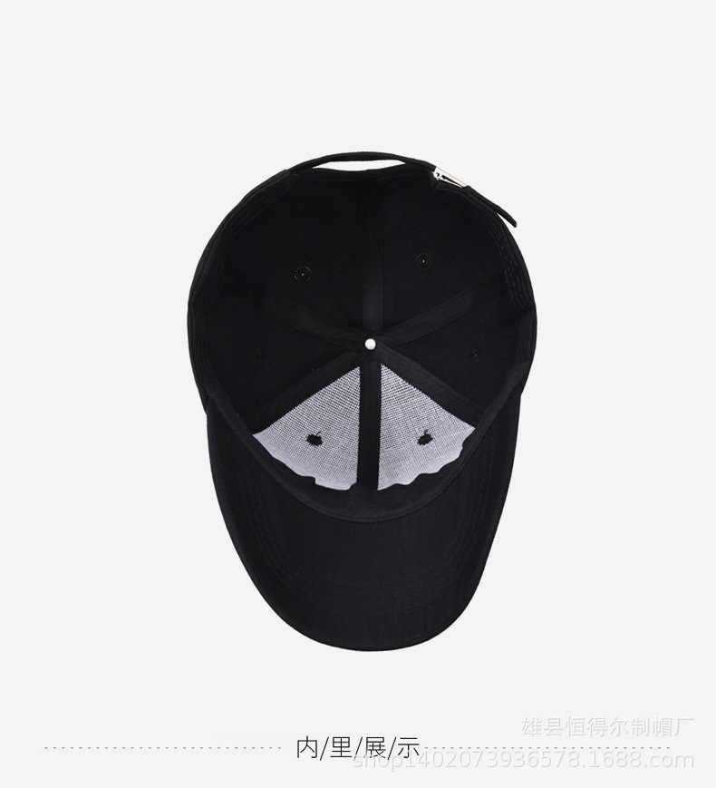2025 New style baseball cap, charcoal grey hardtop baseball cap, men's and women's caps, Korean-style sun hat, large-head sun hat pic 17