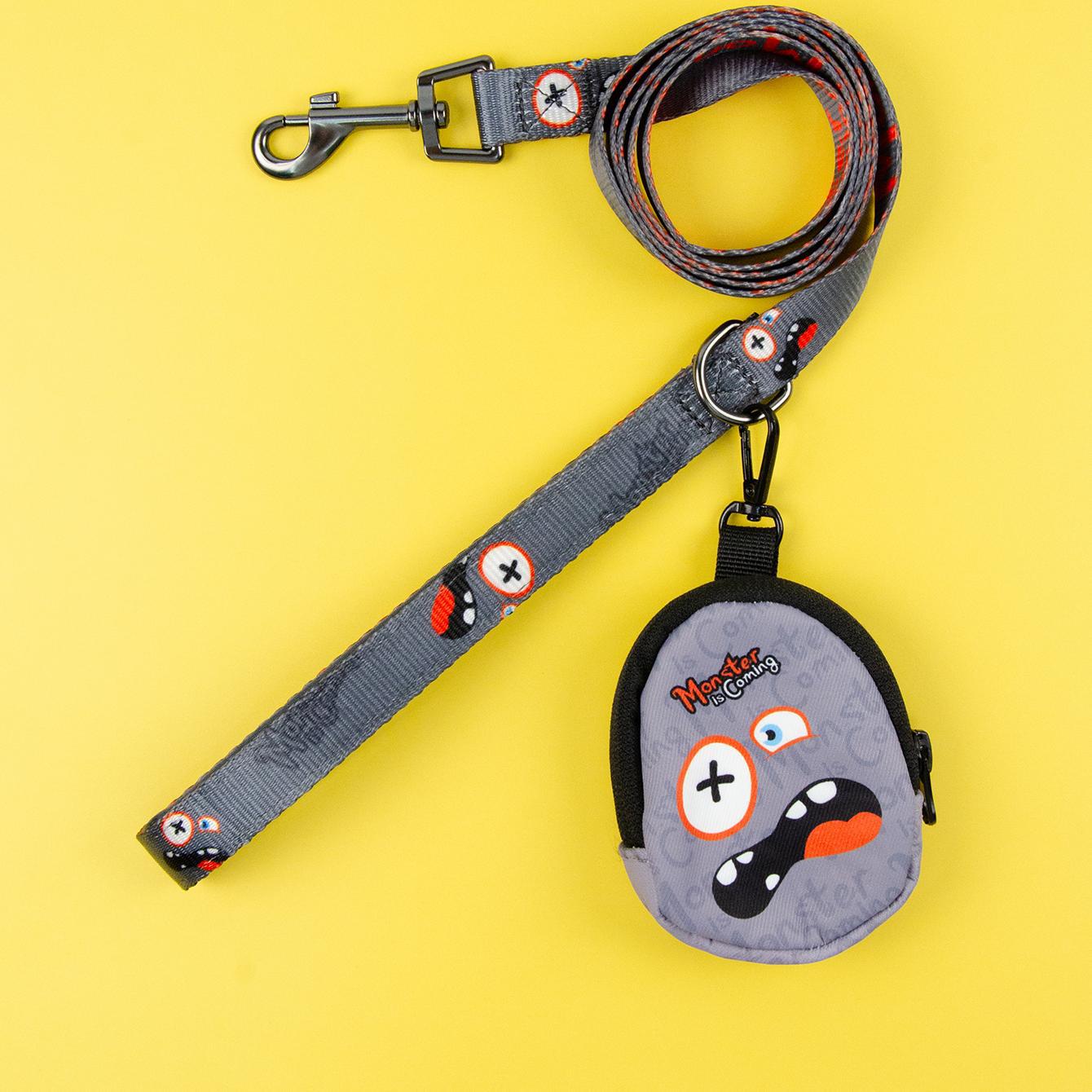 Cross-border factory direct delivery of Halloween set dog leashes and garbage bag storage bags, fashionable gifts for pets pic 5