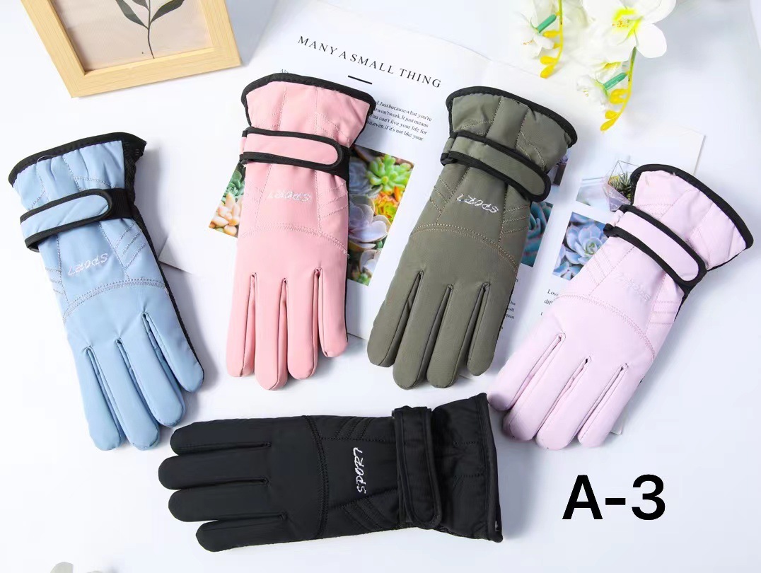 Safety protection, hand protection, universal gloves, cross-border warmth, outdoor skiing, motorcycle, electric bike riding gloves, fleece, extended and thickened, couple sets, cotton gloves pic 11