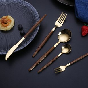 304不锈钢叉勺一体沙拉勺叉两用主餐西餐创意家用甜品水果叉子详情5