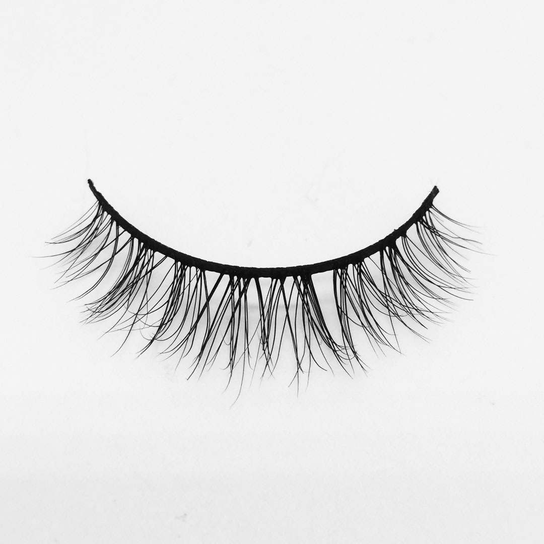 Natural hard-stem mink false eyelashes, light European and American short daily makeup eyelashes, wholesale eyelashes in Pingdu City pic 10