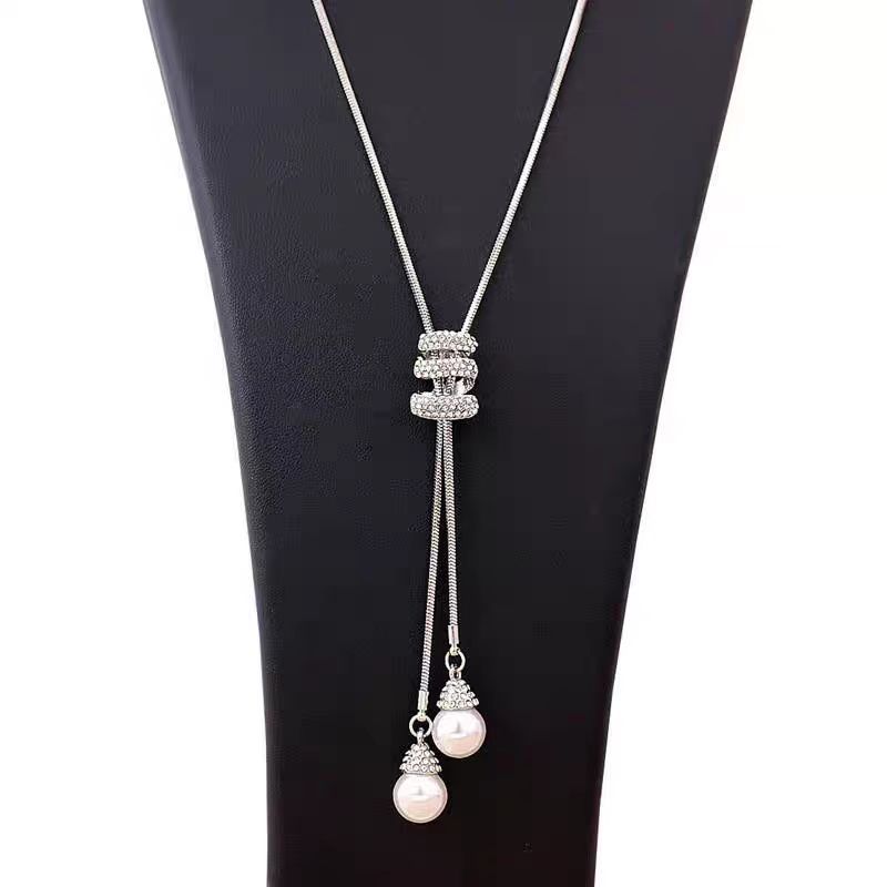 高级感百搭珍珠长款项链2025年新款爆款轻奢气质时尚项链吊坠详情6