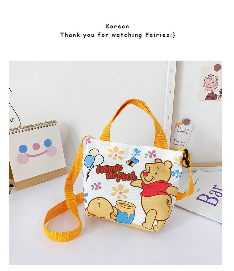 卡通帆布休闲斜挎背包儿童手提袋 库洛米双子星可爱单肩包包包详情25