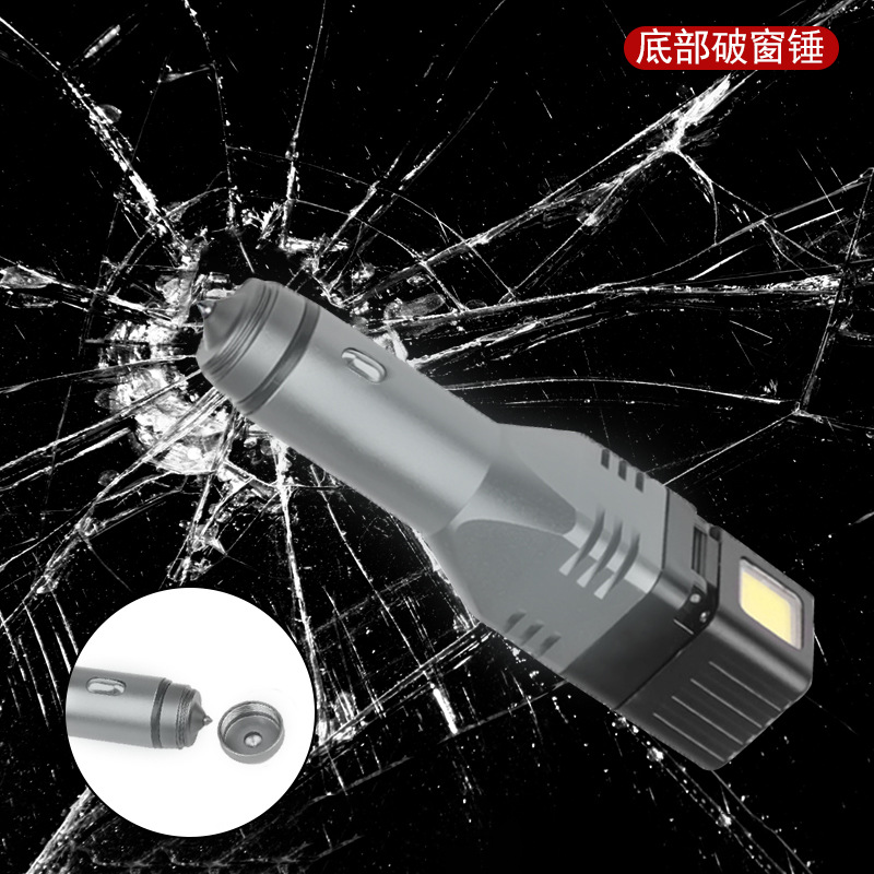 New high-intensity flashlight COB work light, aluminum alloy car charging with charging port, magnetic maintenance light pic 2