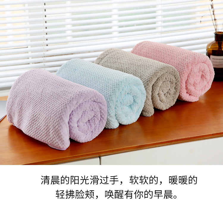 The 2022 new high-quality Teak towel bath towel set and coral fleece beach towel are more water-absorbent and quick-drying than pure cotton pic 20