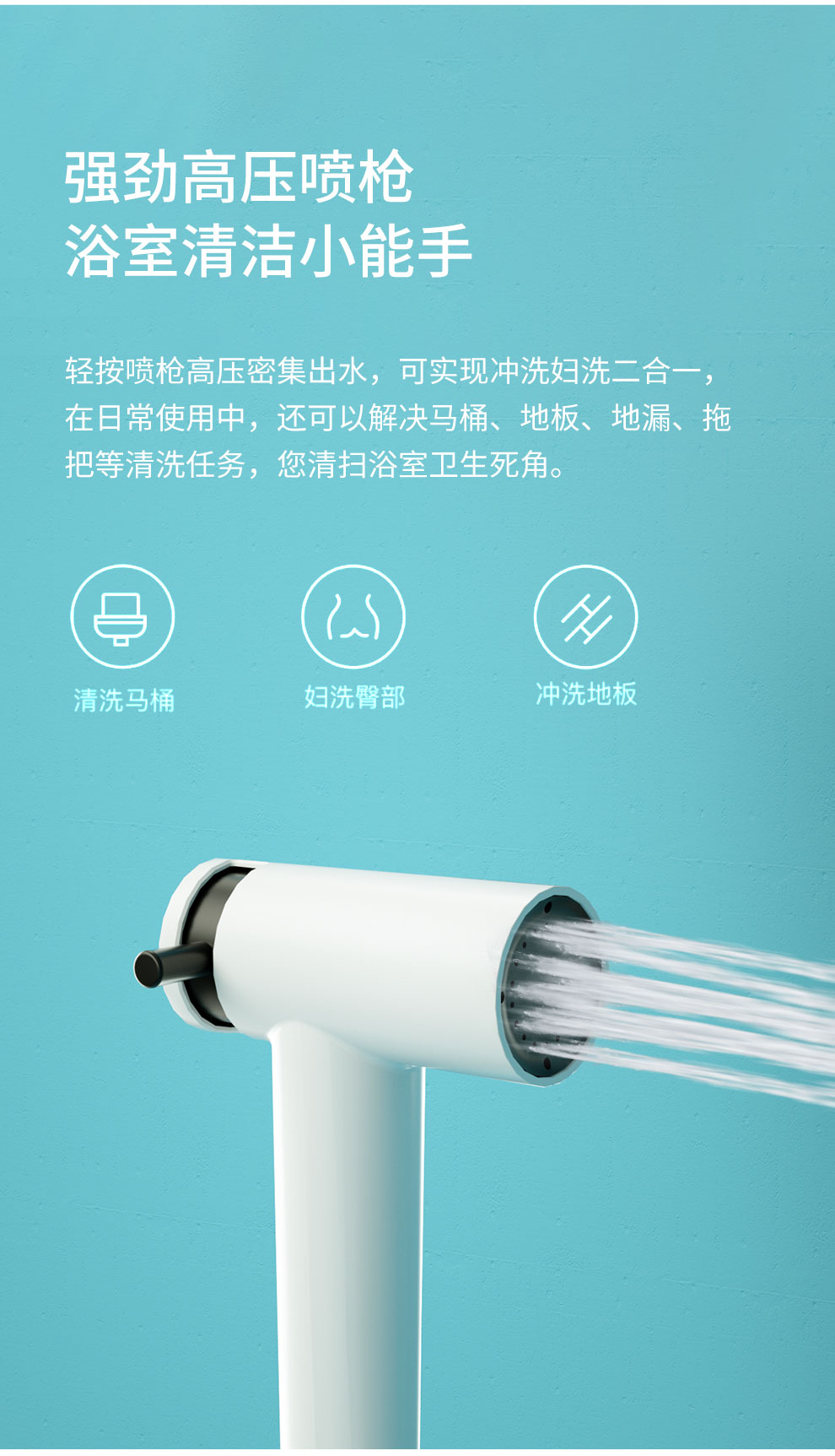 Moonlight White digital display constant-temperature shower head set, bathroom bath pressure-increasing nozzle, bathroom household copper white shower head pic 20