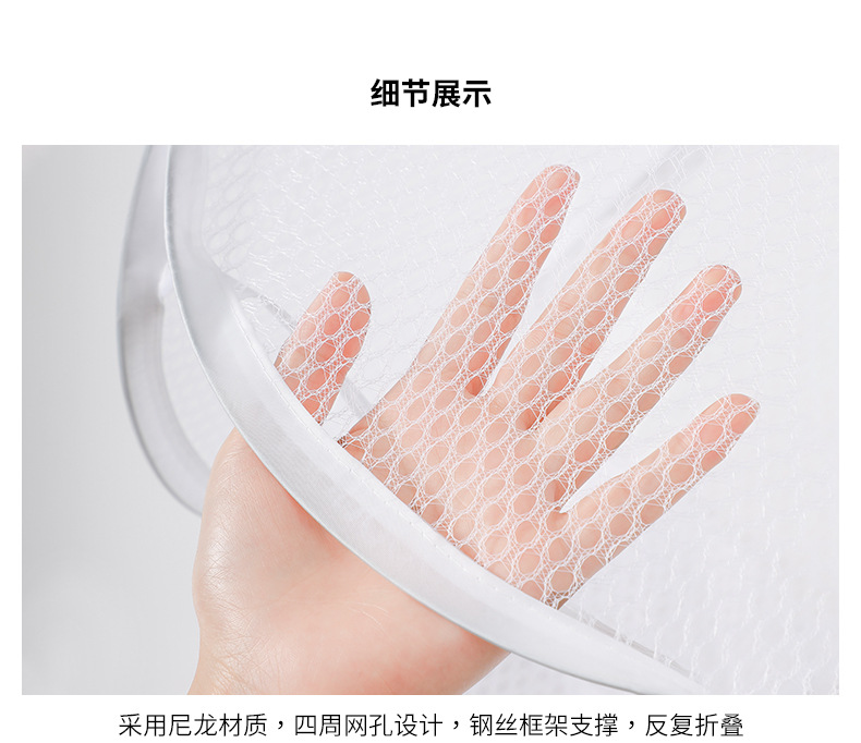 脏衣篮可折叠脏衣服收纳筐大号脏衣篓ins网格洗衣篮脏衣筐衣篓详情9