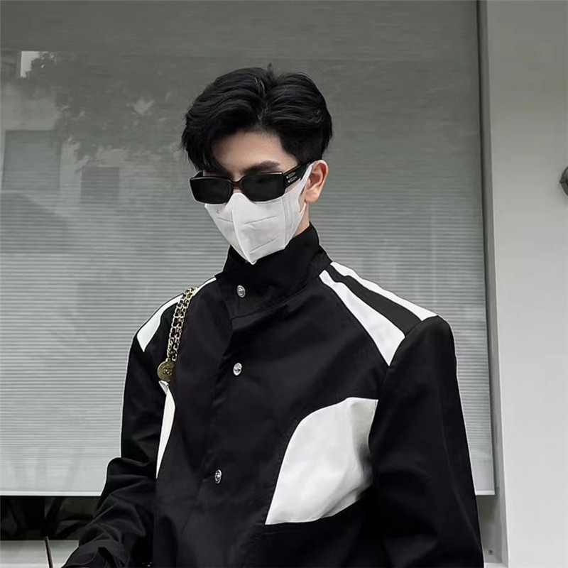 长方形gm墨镜男款潮流科技感欧美防紫外线强光嘻哈朋克太阳眼镜详情2