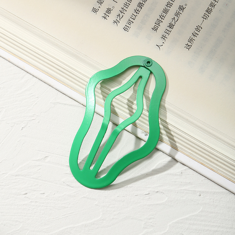 抖音爆款彩色云朵bb夹韩版韩式糖果色侧边刘海夹多巴胺彩色发夹详情2