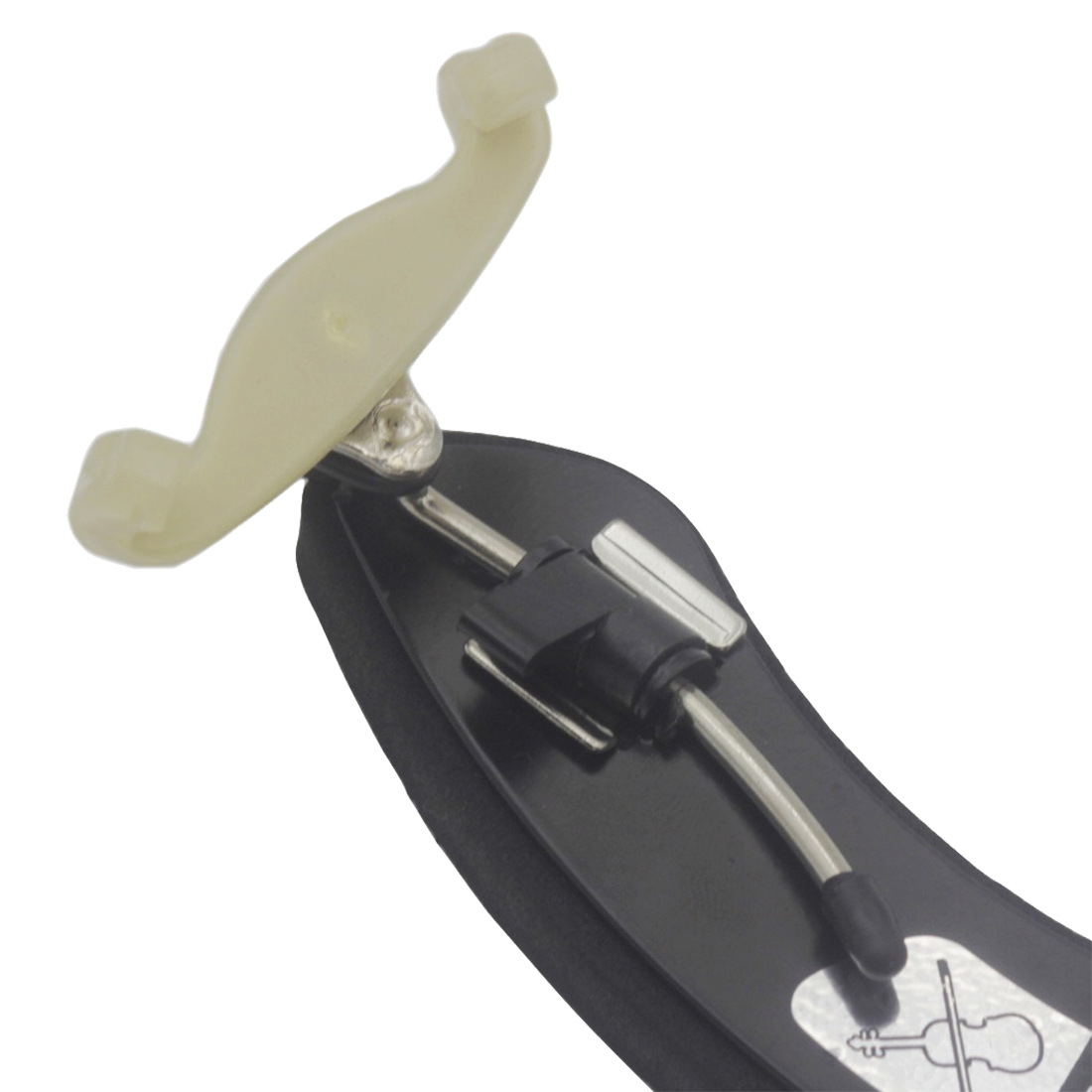 LN100 Red box white foot 4/4-4/3 Anti-wolf violin shoulder support, violin shoulder pad, plastic shoulder support, anti-drop pic 11