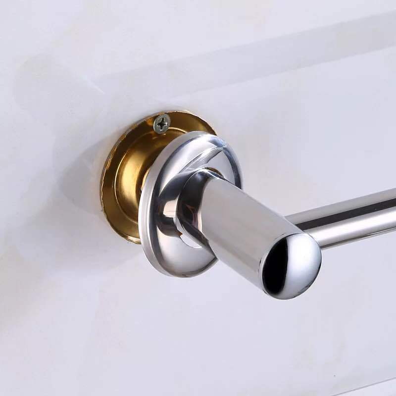 Bathroom towel pole, hotel stainless steel single pole and double pole, bathroom towel rack, toilet bath towel rack, stainless steel single pole, stainless steel double pole, hotel supplies, bathroom supplies, one-piece consignment pic 7