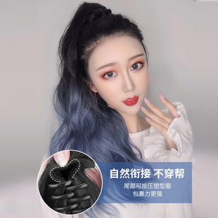 Wig wig, real human hair, natural and cute collarbone hair, Bob hairstyle, medium and long hair, wig head cover manufacturer wholesale pic 7