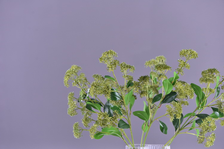 Artificial flower bouquets, flower arrangements, green plants, Dingding grass, artificial flowers, living room ornaments, decorative items, plastic flowers, photography props, silk flowers, artificial plants pic 9