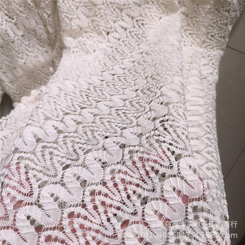 Factory direct sales of dragon flower lace fabric, W-patterned and curved-patterned fabric, dress and lace, knitted home textiles pic 13