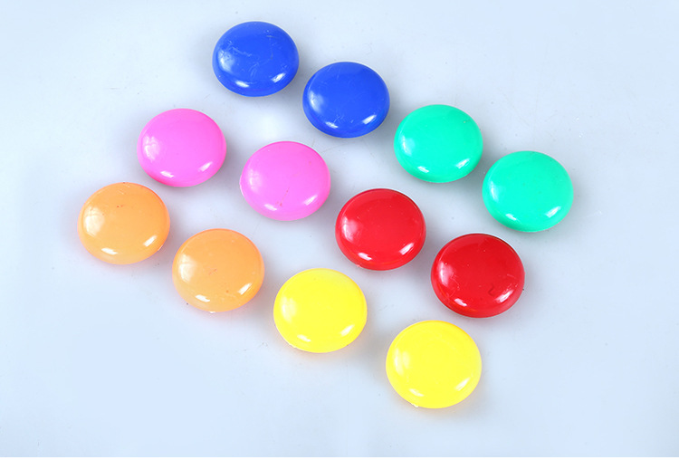 30mm color wholesale magnetic particle whiteboard magnetic buckle teaching combination plastic refrigerator sticker round magnetic particle buckle office supplies pic 2