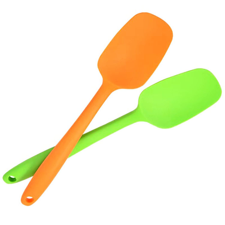 Small one-piece T-shaped silicone spatula, high-temperature resistant spatula, spatula spoon, cream spatula, square head T-shaped spatula, baking tool pic 5