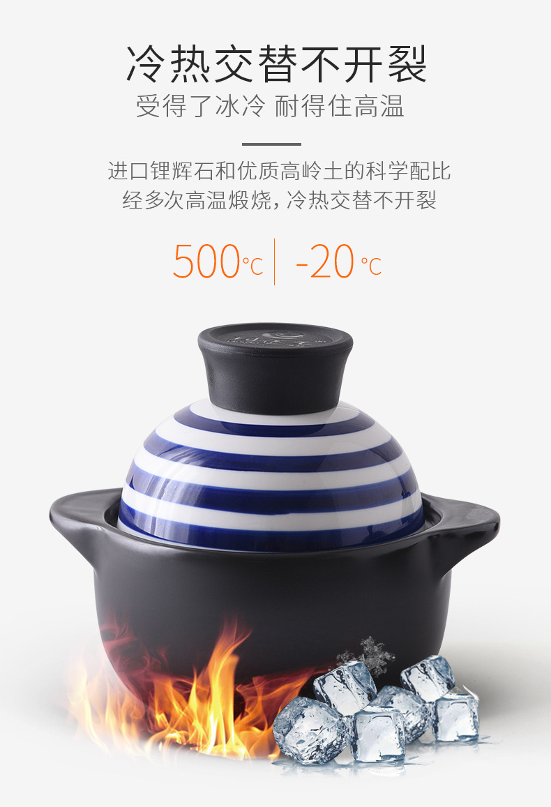 Tao Bao Wang Light Food Clay Pot, mini water-jacketed stew pot, baby food earthenware pot, Ceramic tile pot, single-person dining pic 6
