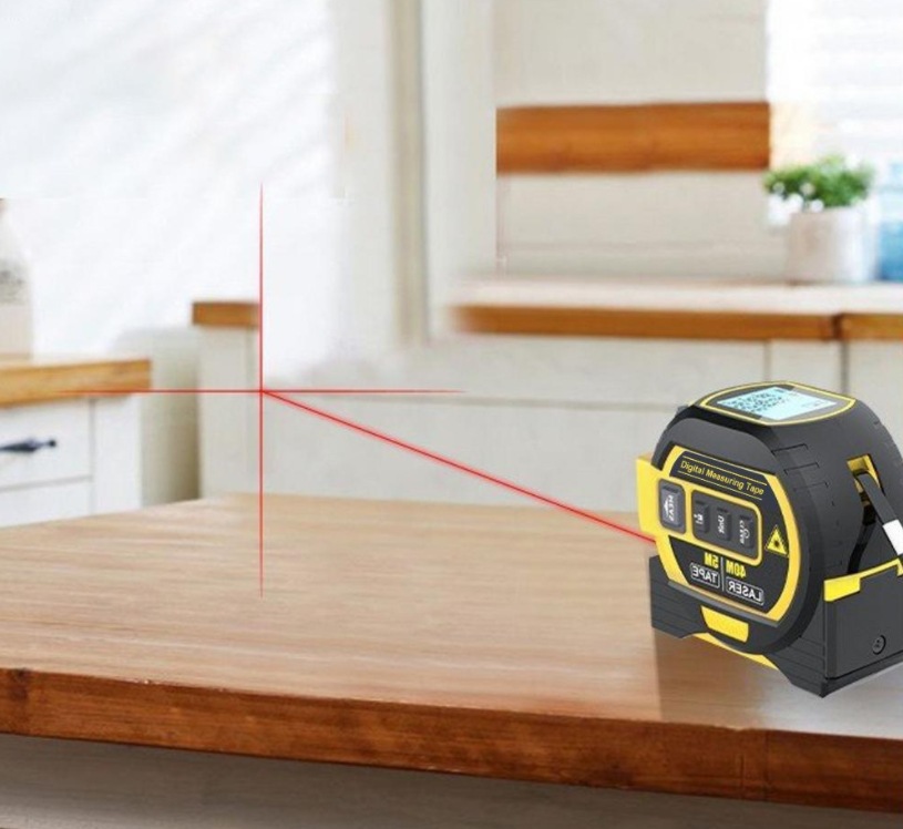 Three-in-one laser distance meter, steel tape measure distance meter pic 2