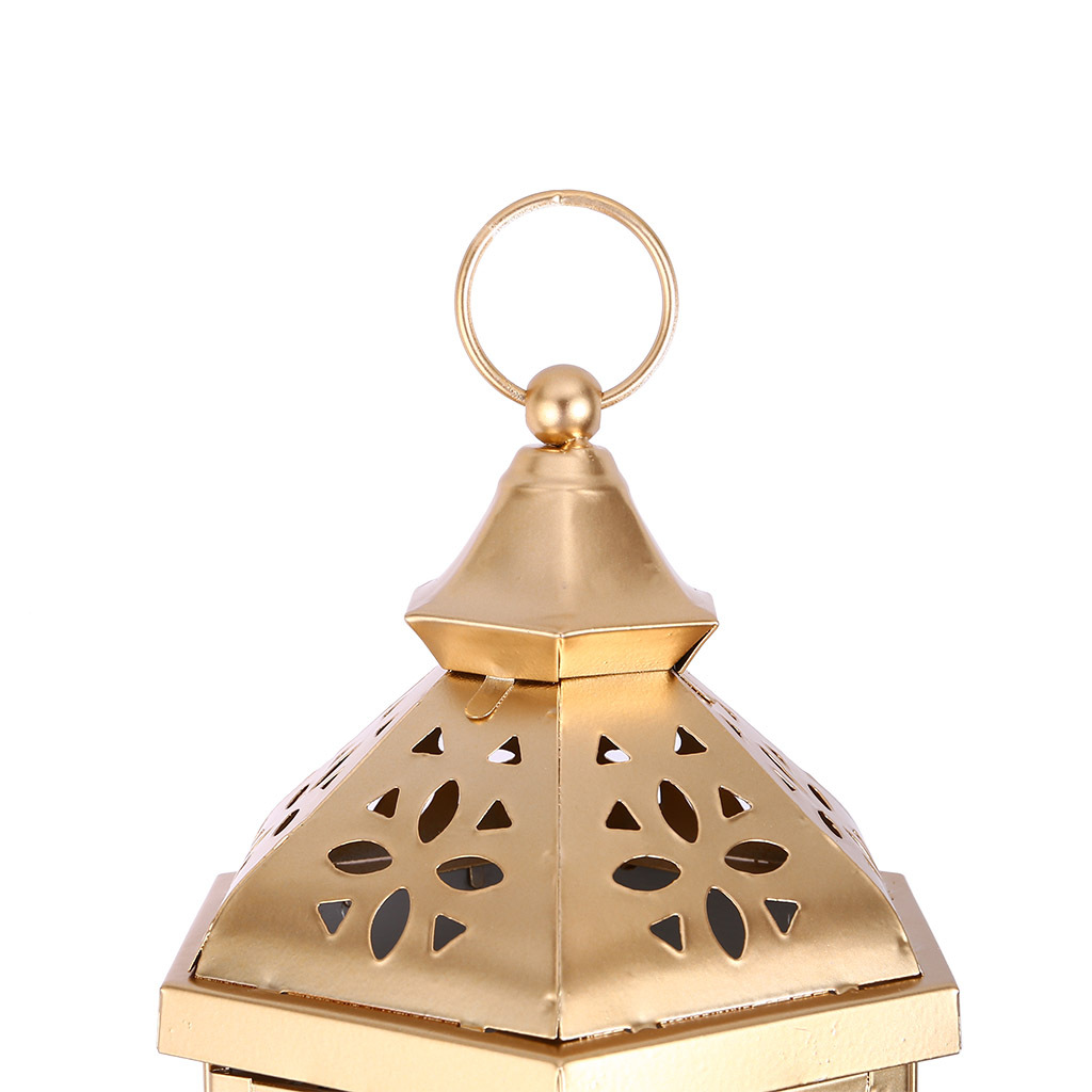 Ranadan Ramadan lantern, Eid al-Fitr ironwork metal display typhoon lantern handicraft, Arab lantern pic 3