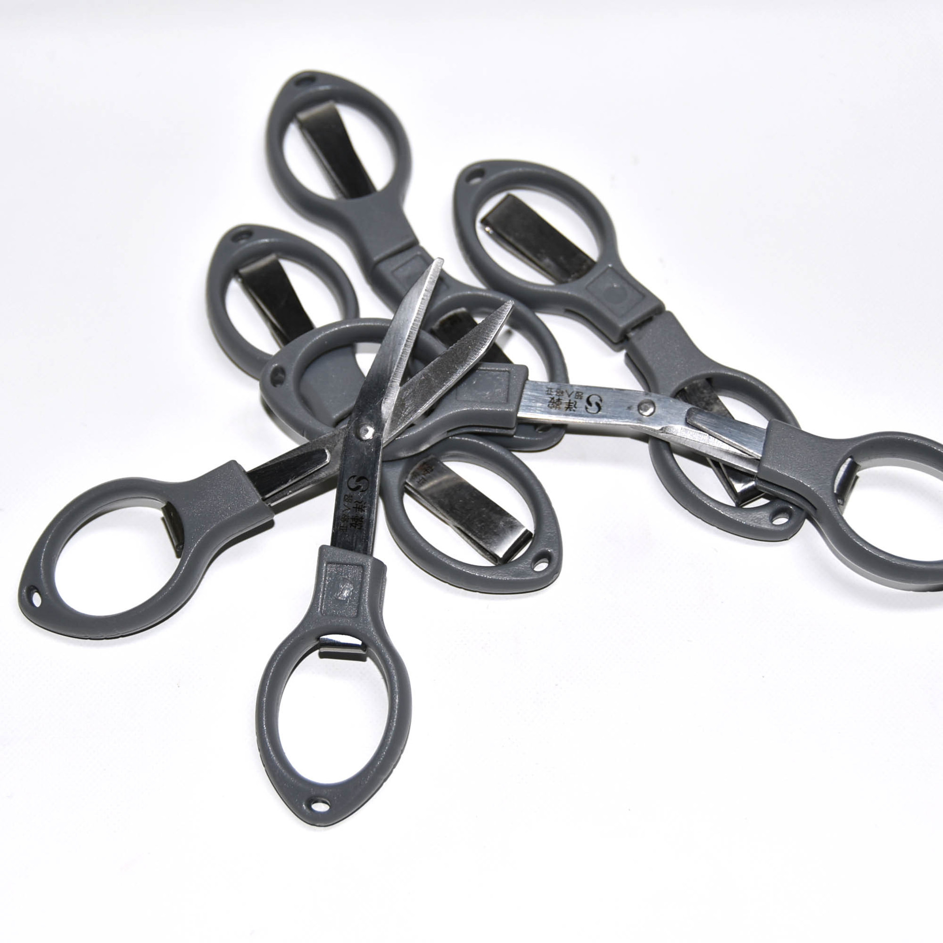 Superman Lua folding fishing scissors, Dali Ma line, PE line, stainless steel fishing box, small items, convenient fishing gear pic 7