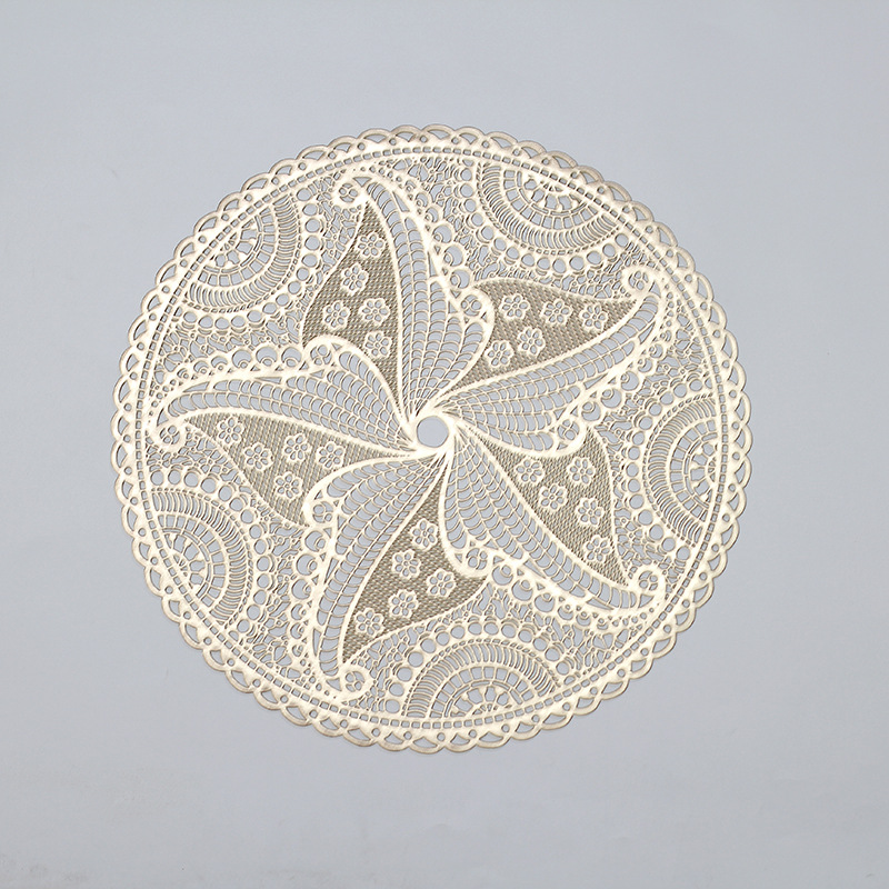 Womei Modern, simple and creative home decoration round starfish hollowed-out table MATS, European-style light luxury waterproof, oil-proof, anti-slip, heat-resistant, wear-resistant and heat-insulating table MATS pic 3
