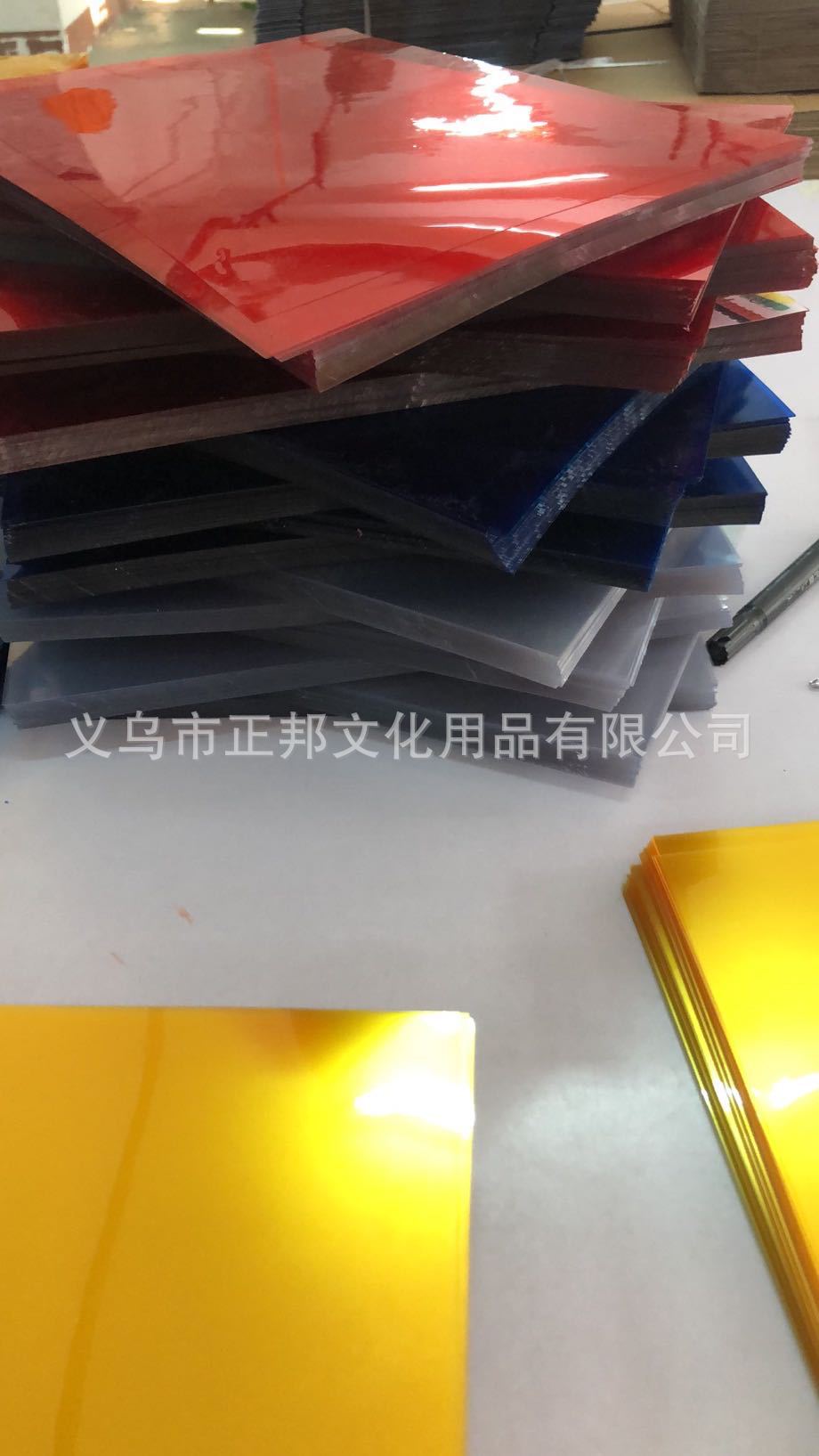 Wholesale PVC binding cover plastic film, color transparent notebook cover, file and archive protection film pic 11