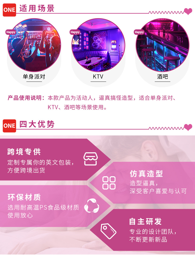 单身派对塑料活动人发条仿真玩具Bachelor party恶搞整人情趣玩具详情10