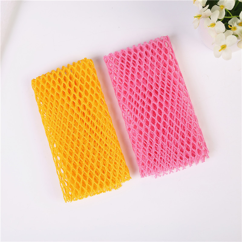 Korean mesh dishcloths, Korean 2p non-stick oil mesh dishcloths, kitchen scouring pads, dishwashing blocks, pot scrubbing cloths pic 16