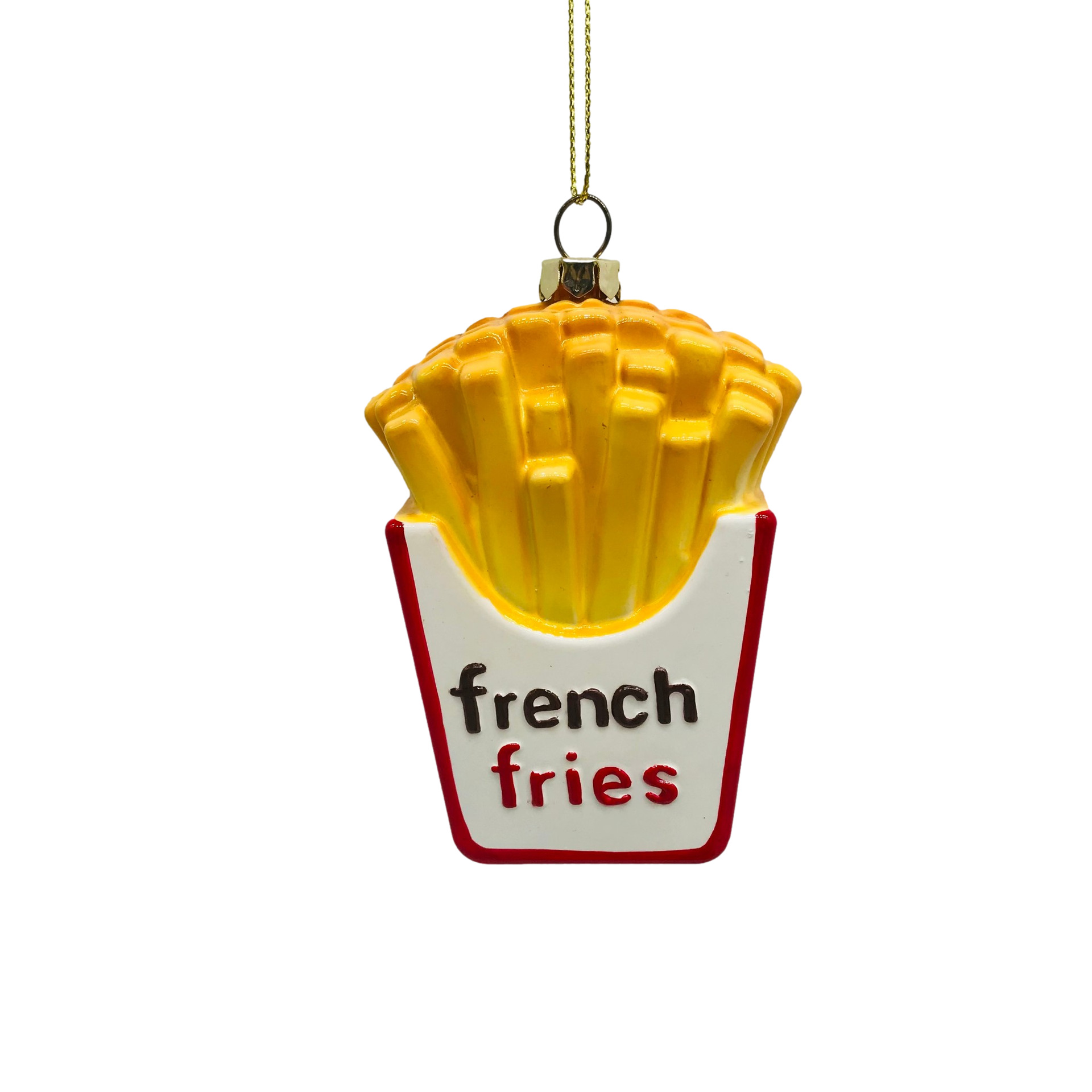 圣诞树薯条吊件装饰品挂件商场节日活动摆件装饰用french fries详情3
