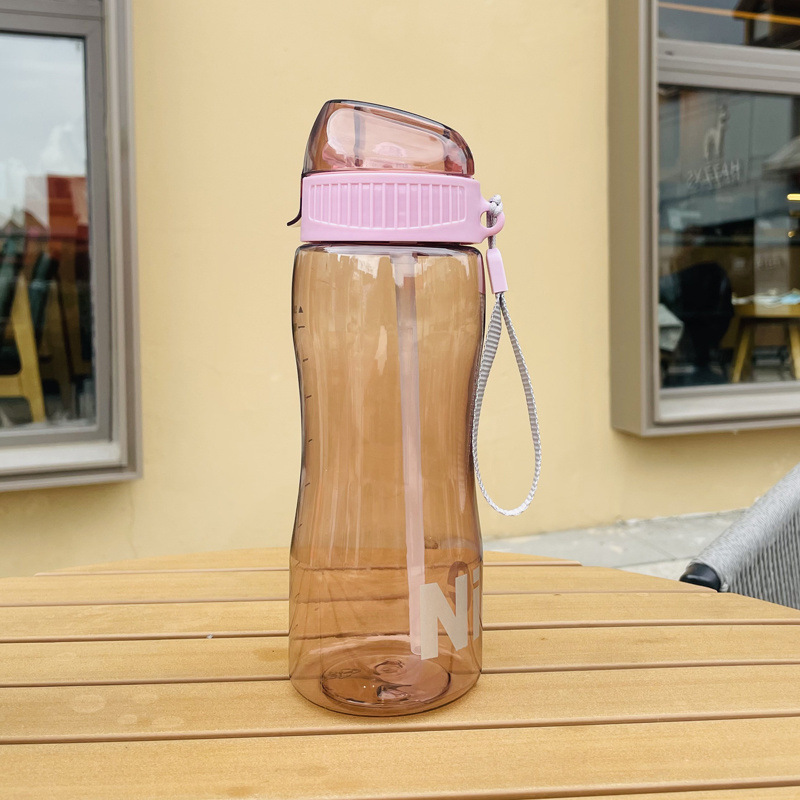 国潮运动吸管杯子大容量男女生塑料水杯耐热便携夏天简约耐摔防漏水壶详情11
