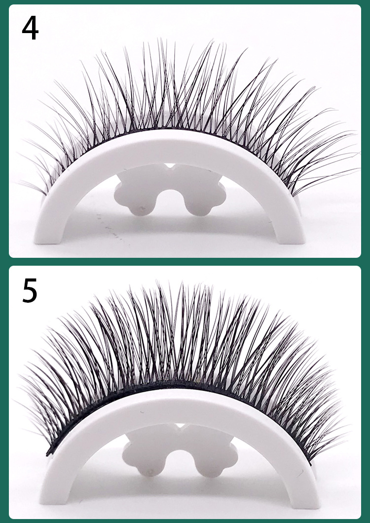 Xiaohongshu is highly recommending a pair of natural temperature-sensitive jelly glue self-adhesive eyelash manufacturers for wholesale of self-adhesive false eyelashes pic 8