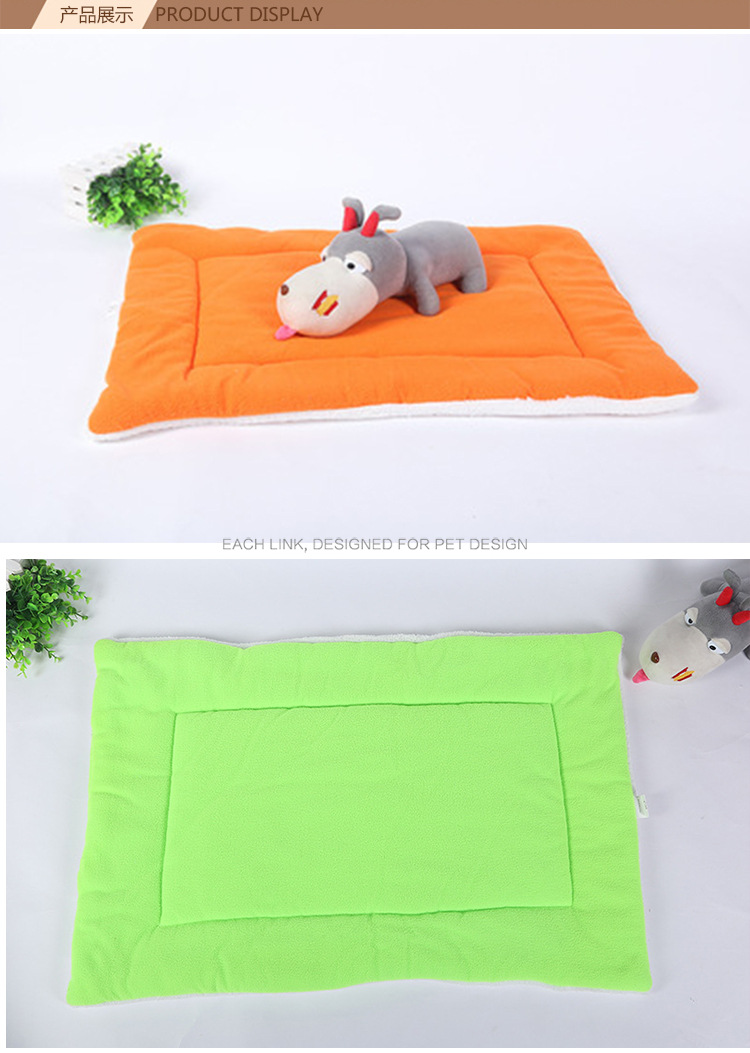 Candy-colored lambskin Kawaii pet cushions, universal winter cat cushions for cats and dogs, factory direct sales pic 8