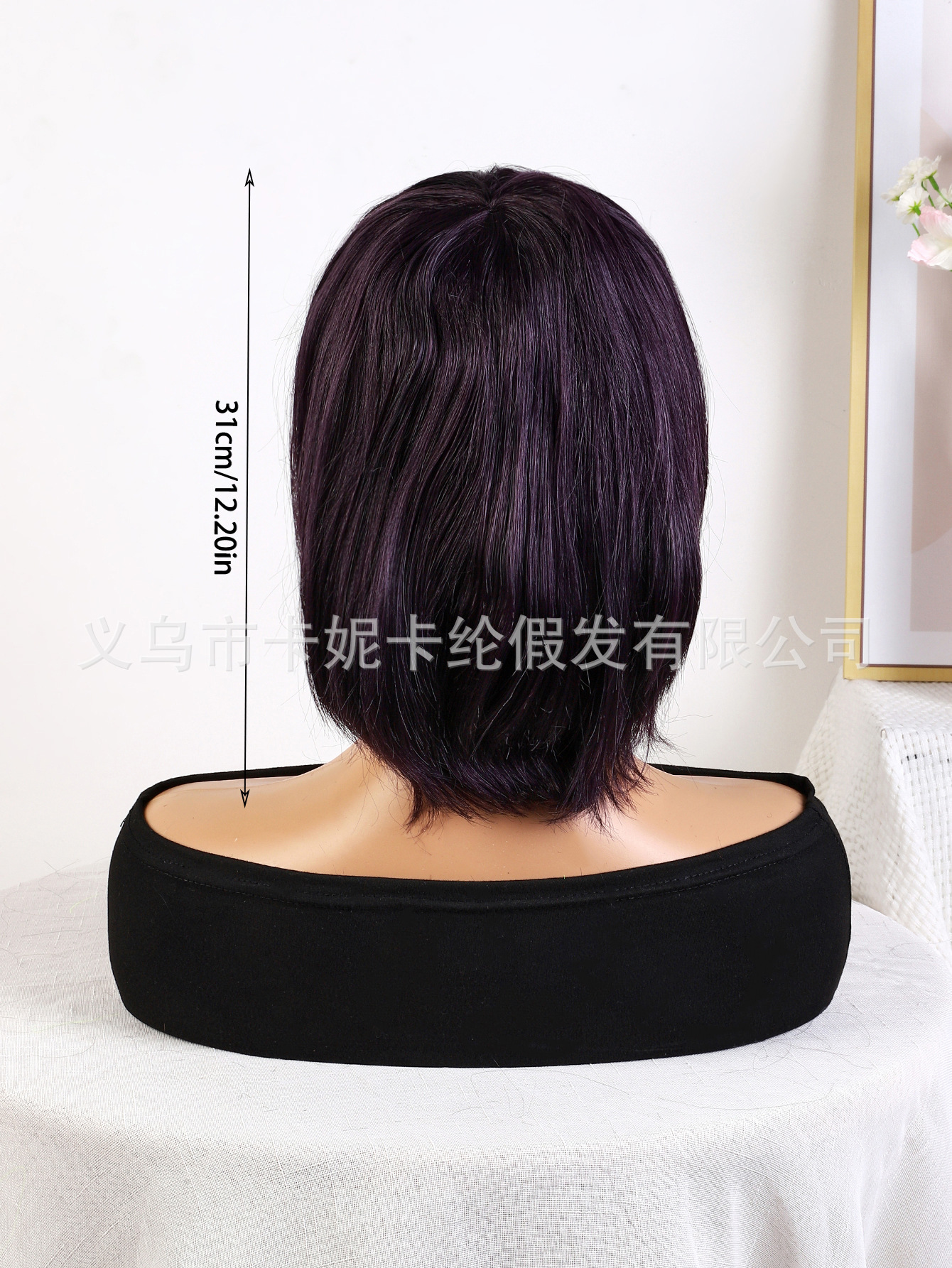 Новая модель wholesale wigs для темноволосых студентов с челкой qinch pic 8