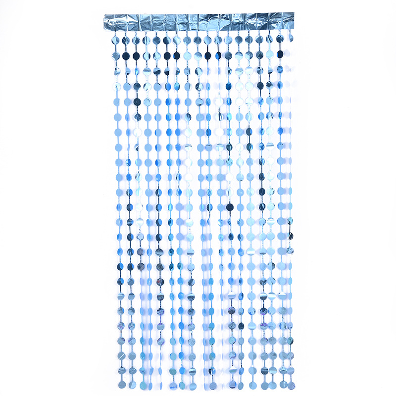 1*2M bright polka dot rain silk curtain, party event decoration, tassel ribbons, wedding and festival background decoration door curtain pic 19