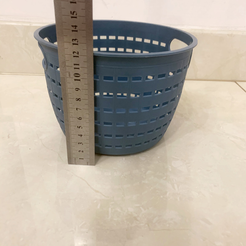 Plastic storage baskets, sundries storage frames, desktop snack storage boxes, round storage baskets, wardrobe organization baskets, one-yuan and two-yuan street stall small commodities and small general merchandise pic 6