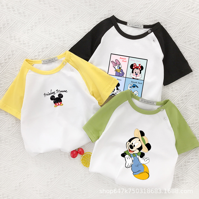 童装短袖t恤2024新款时髦中小童女孩夏装体恤衫儿童夏季童装上衣详情11