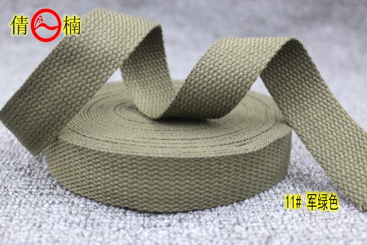 Factory direct supply and in stock: 25mm wide black and white colored cotton woven straps, canvas belts, luggage, hand-held shoulder straps, binding straps, clothing, shoes, hats, decorative accessories pic 14