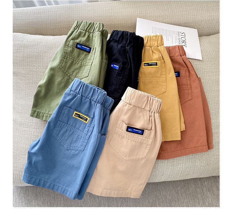 童装工装裤短裤夏季薄款男童休闲裤新款儿童夏装纯色五分外贸爆款详情28