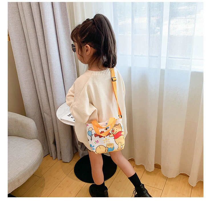 卡通帆布休闲斜挎背包儿童手提袋 库洛米双子星可爱单肩包包包详情12